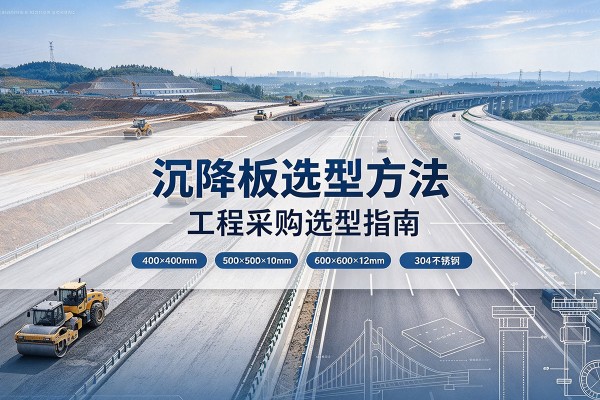 赤水沉降板选择方法