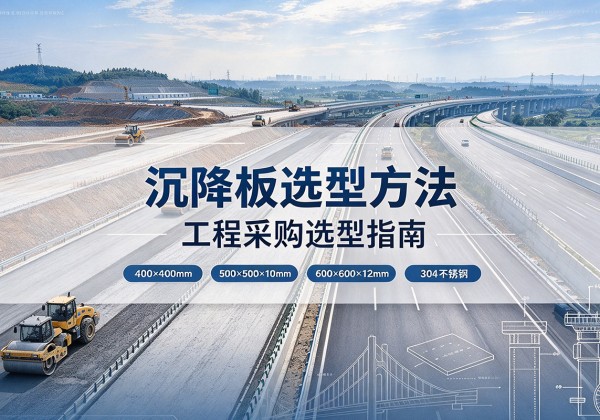 赤水沉降板选择方法